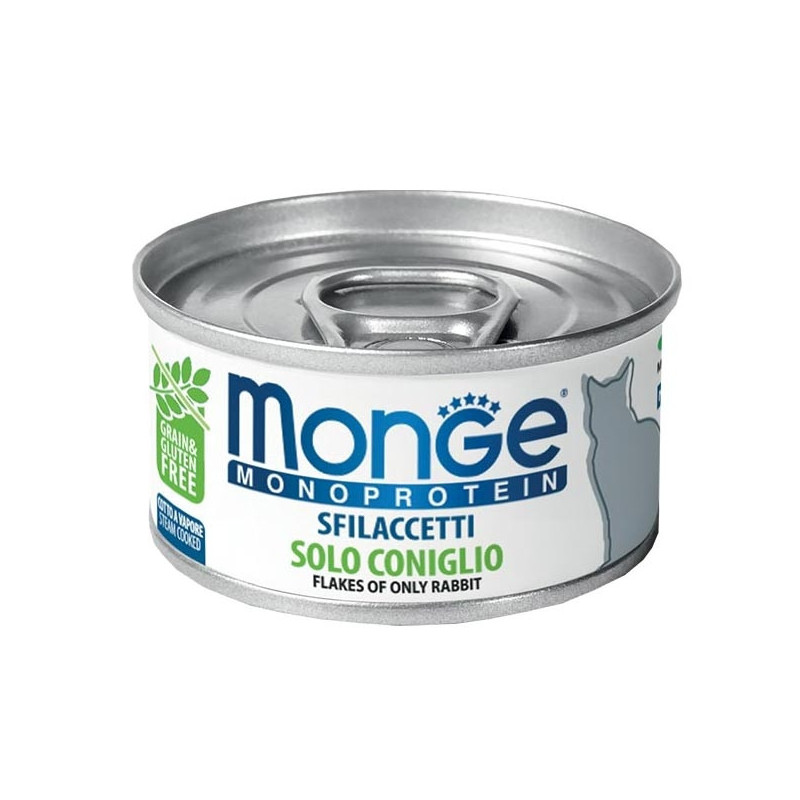 MONGE  Monoproteico Sfilaccetti Solo Coniglio 80 gr.