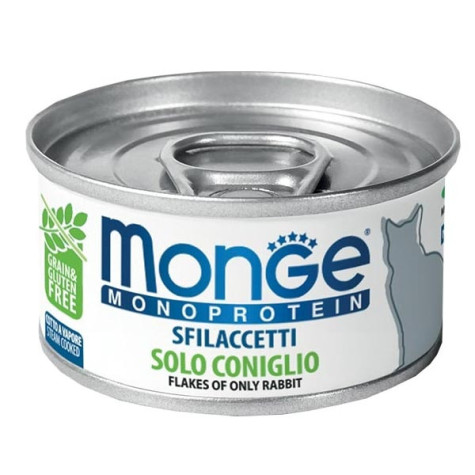 MONGE Sfilaccetti Nur Kaninchen 80 gr. MONGE Sfilaccetti Nur Kaninchen 80 gr.