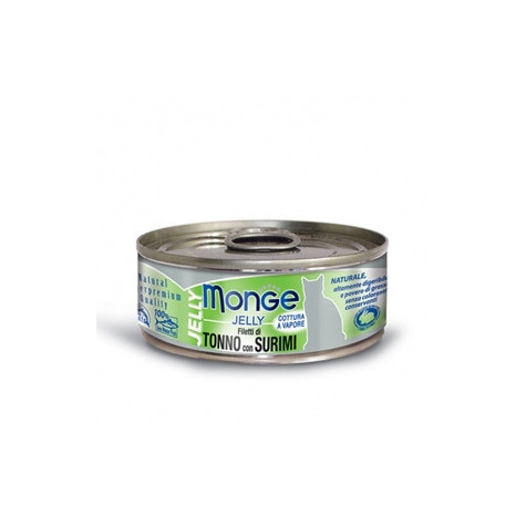 MONGE Natural Superpremium Jelly Pacific Thunfischfilets und Surimi 80 gr.