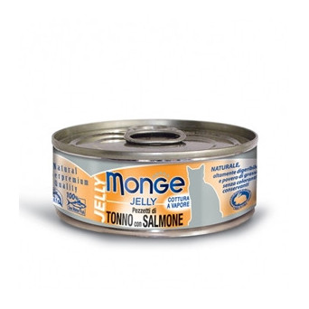 MONGE Natural Superpremium Jelly Bonito Thunfischfilets mit Lachs 80 gr.