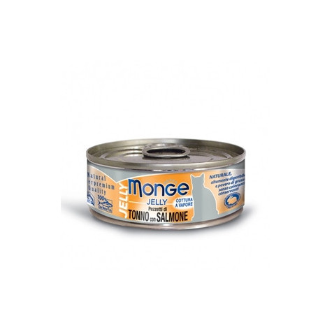 MONGE Natural Superpremium Jelly Bonito Thunfischfilets mit Lachs 80 gr.