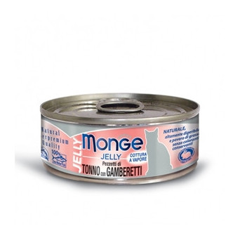 MONGE Natural Superpremium Jelly Pacific Thunfischfilets und Shrimps 80 gr.