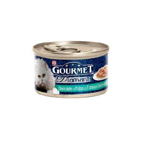 PURINA Gourmet Diamant con Dadolata di Polpa di Tonno Orientale 85 gr. - 