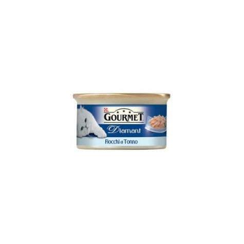 PURINA Gourmet Diamant con Fiocchi di Tonno in Gelee 85 gr. - 