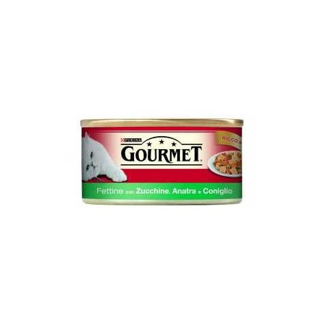 PURINA Gourmet Fettine con Zucchine Anatra e Coniglio 195 gr. - 