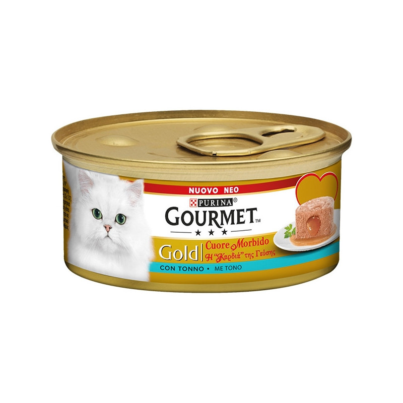 PURINA Gourmet Gold Soft Heart mit Thunfisch 85 gr.