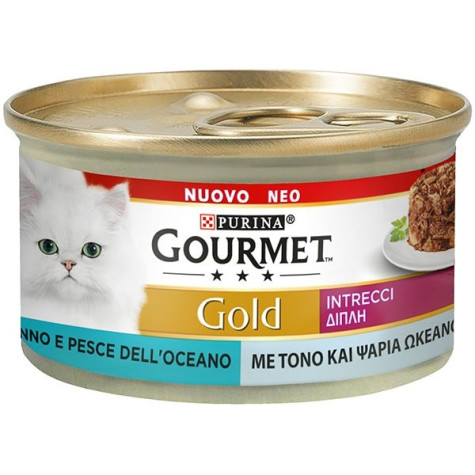 PURINA Gourmet Gold Taste Intertwining Tuna and Ocean Fish 85 gr.