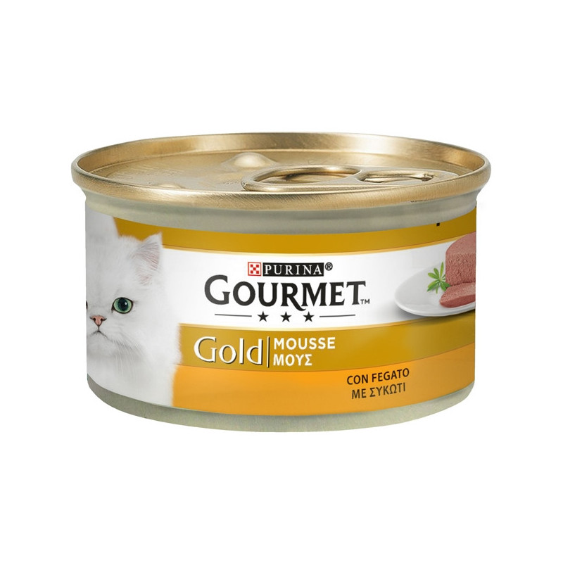 PURINA Gourmet Gold Mousse with Liver 85 gr. PURINA Gourmet Gold Mousse with Liver 85 gr.