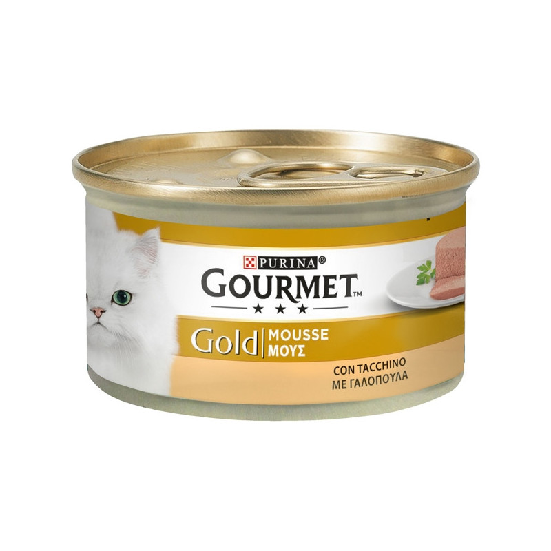 PURINA Gourmet Gold Mousse with Chicken Turkey 85 gr. PURINA Gourmet Gold Mousse with Chicken Turkey 85 gr.