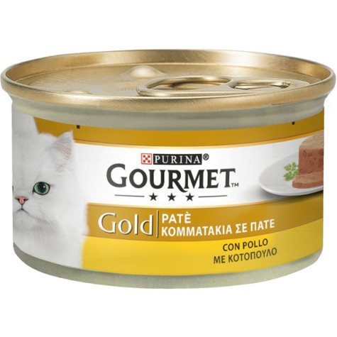 PURINA Gourmet Gold Paté mit Hühnchen 85 gr.