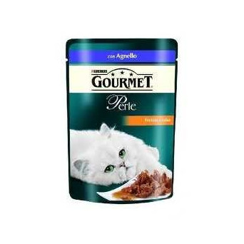PURINA Gourmet Perle - Filettini in Salsa - con Agnello 85 gr. - 