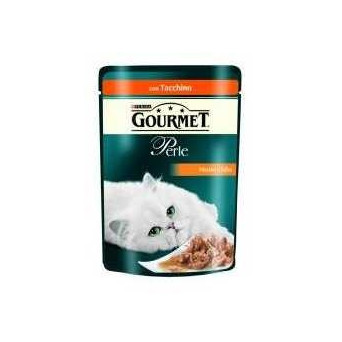 PURINA Gourmet Perle Filetti in Salsa con Tacchino 85 gr. - 