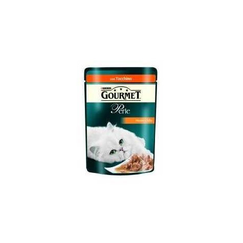 PURINA Gourmet Perle Filetti in Salsa con Tacchino 85 gr. - 