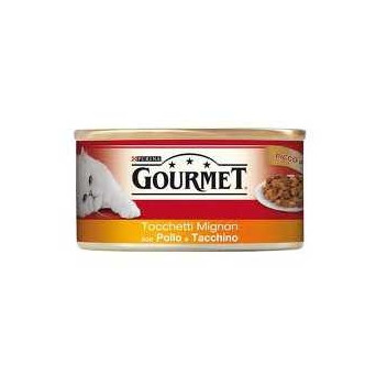 PURINA Gourmet Tocchetti Mignon mit Huhn und Pute 195 gr.