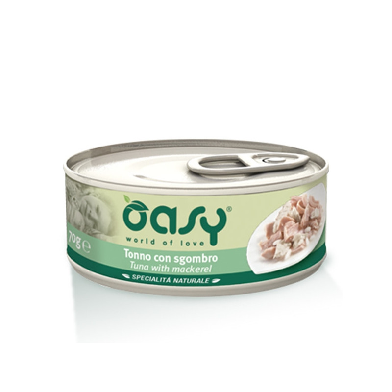 OASY Specialità Naturale Tonno con Sgombro 70 gr.
