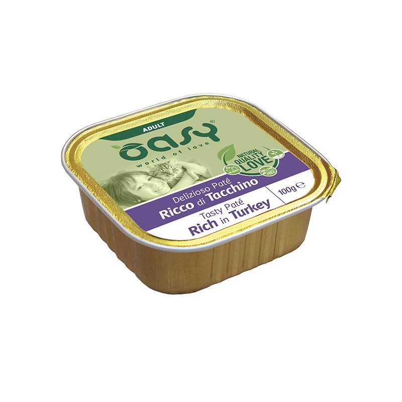 OASY Delizioso Patè Ricco di Tacchino 100 gr.