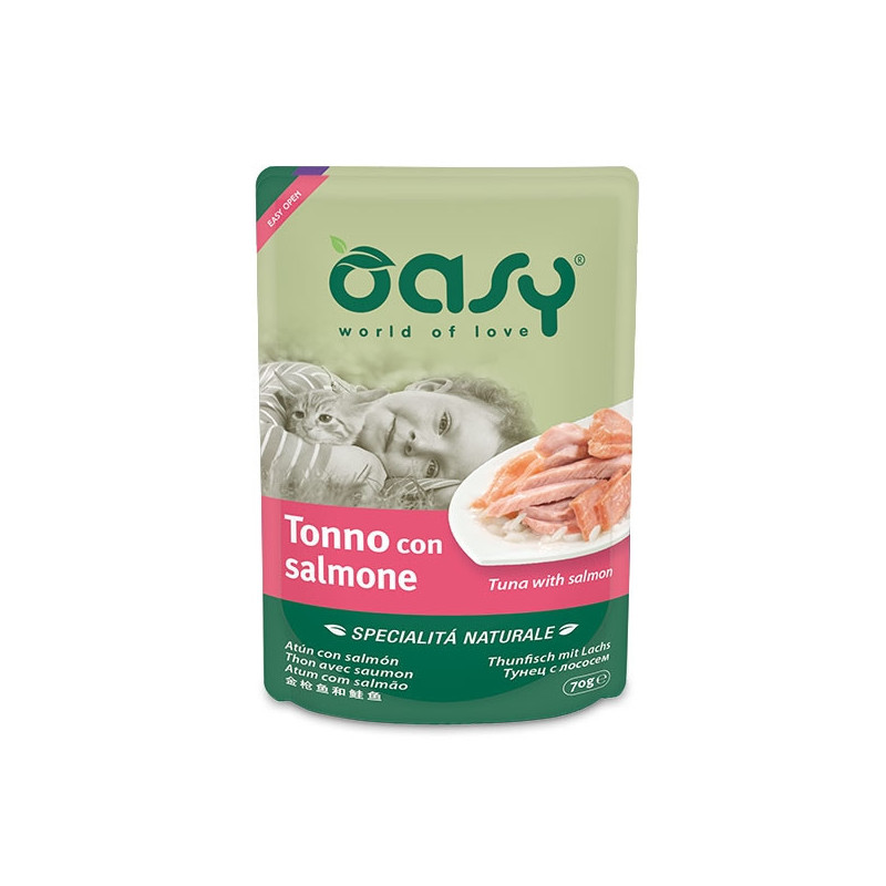 OASY Natural Specialty Thunfisch mit Lachs 70 gr.