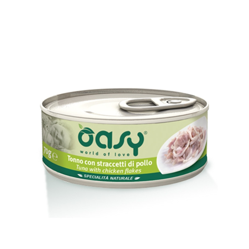 OASY Natural Specialty Thunfisch mit Hähnchenstreifen 70 gr.