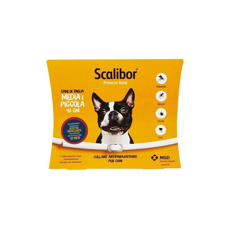 Scalibor Collar small medium size 48 cm 12 months sand flies