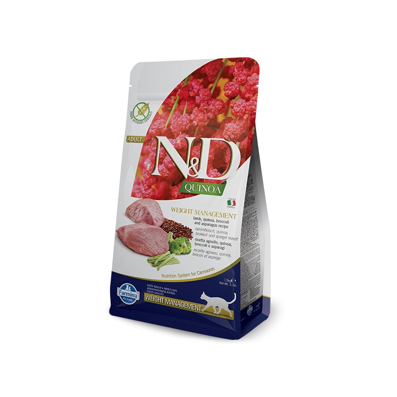 FARMINA n&d Quinoa Weight Management Agnello 1,5 kg.