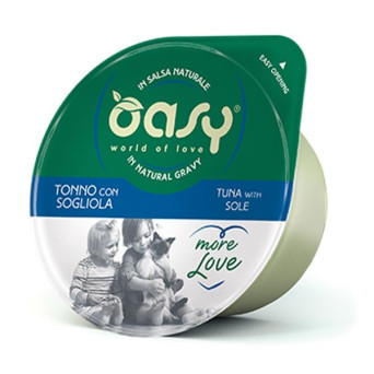 OASY More Love Thunfisch mit Seezunge in natürlicher Sauce 70 gr.