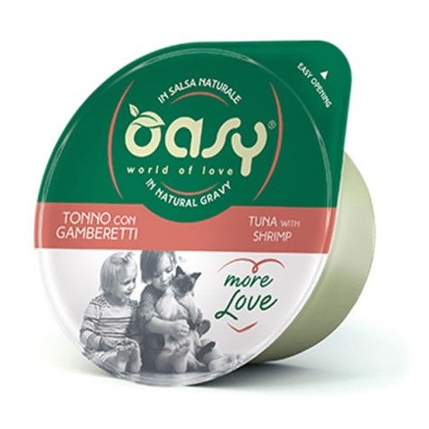 OASY More Love Thunfisch mit Garnelen in natürlicher Sauce 70 gr.