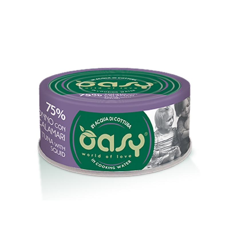 OASY More Love Thunfisch mit Jakobsmuscheln in natürlicher Sauce 70 gr.