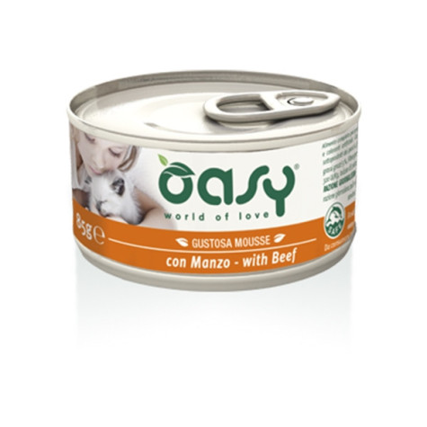 OASY Tasty Mousse mit Rindfleisch 85 gr.