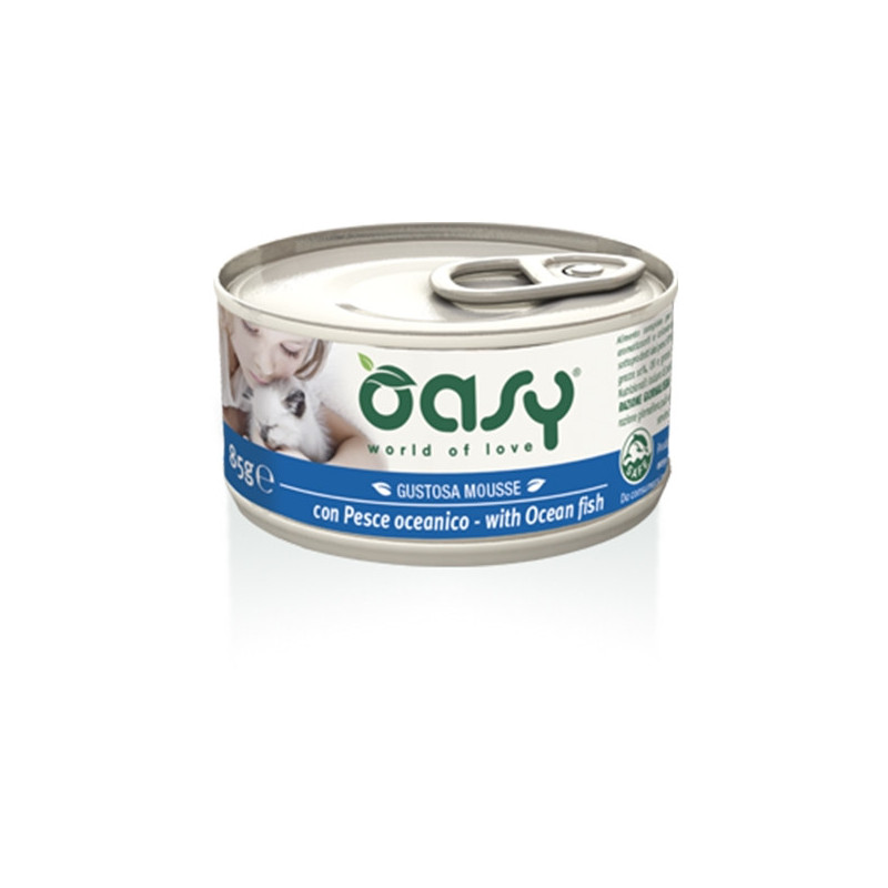 OASY Tasty Mousse with Ocean Fish 85 gr.