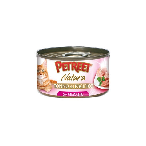 PETREET Natura Pacific Tuna with Crab 140 gr.