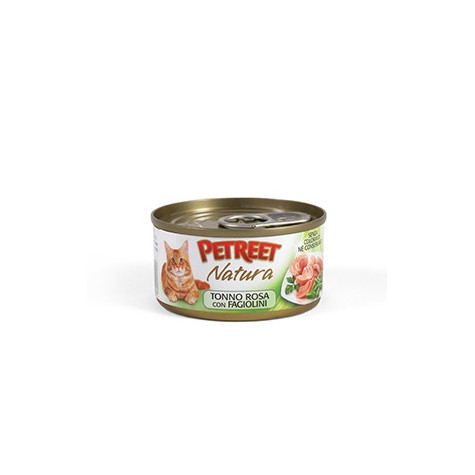 PETREET Natura Pink Tuna with Green Beans 140 gr.