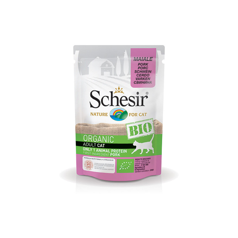 SCHESIR Bio Bio Adult Katzenschwein 85 gr.