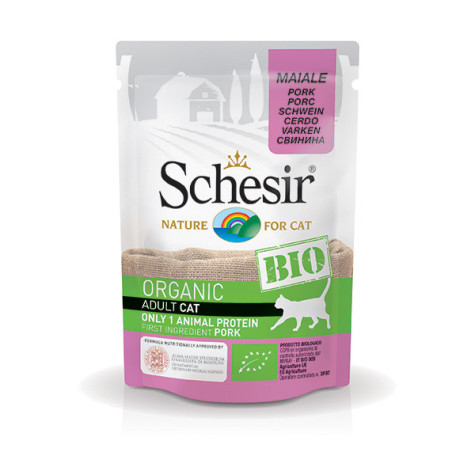 SCHESIR Bio Bio Adult Katzenschwein 85 gr.