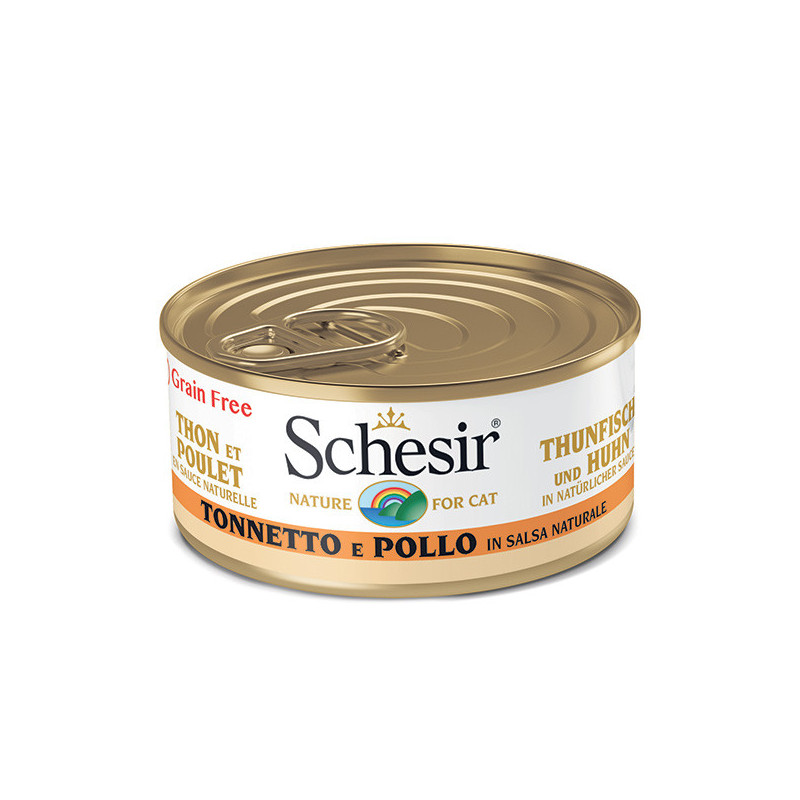 SCHESIR Tonnetto e Pollo in Salsa Naturale 70 gr.