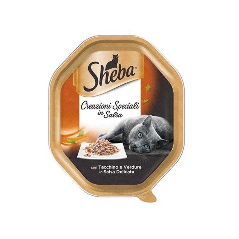 SHEBA Special Creations mit Pute und Gemüse in feiner Sauce 85 gr.