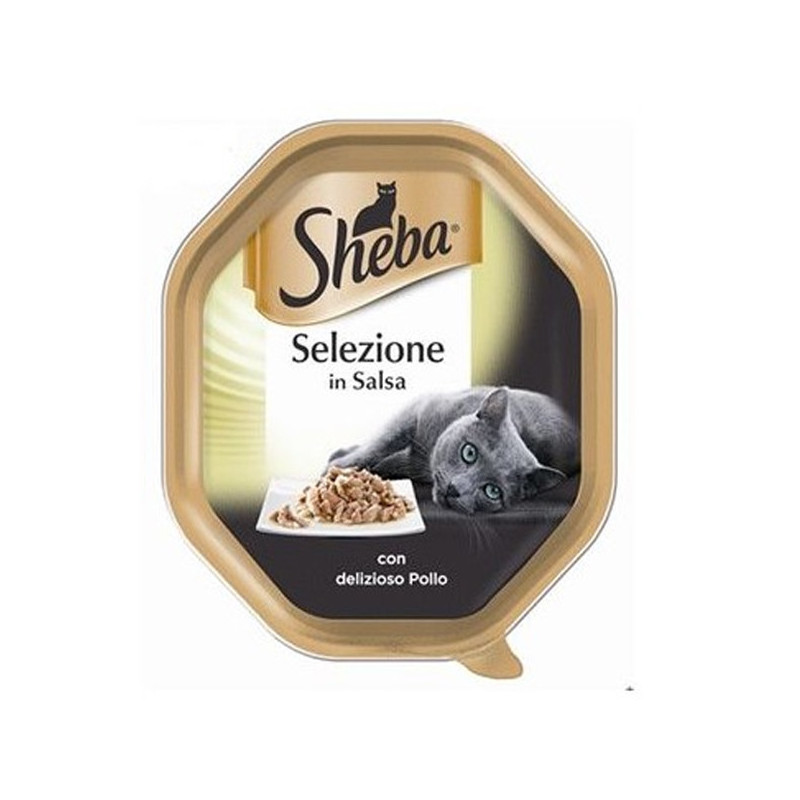 SHEBA Selection in Sauce mit leckerem Hühnchen 85 gr.