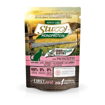 STUZZY CAT Monoprotein Getreide & Glutenfreier Schinken 85 gr.