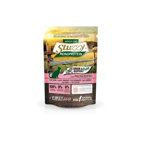 STUZZY CAT Monoprotein Getreide & Glutenfreier Schinken 85 gr.