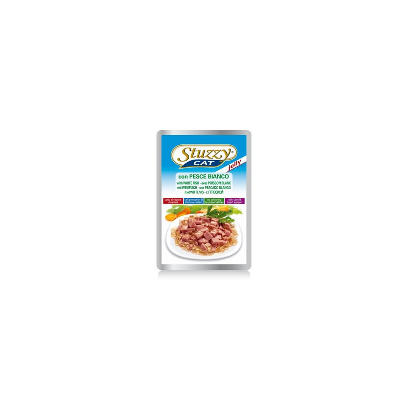 STUZZY CAT Pesce Bianco in Gelatina 100 gr.