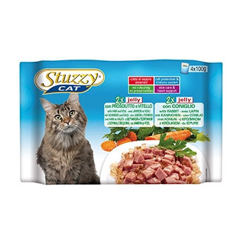 STUZZY CAT Schinken mit Rindfleisch (4 Dosen à 100 gr.)