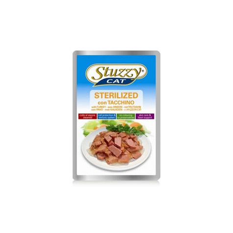 STUZZY CAT Sterilized con Tacchino 100 gr. - 