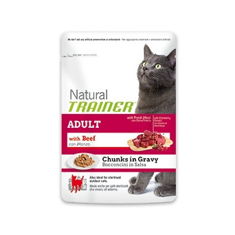 TRAINER Natural Adult Beef Bocconcini 85 gr.