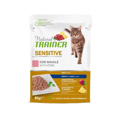 TRAINER Natural Sensitive Adult mit Schweinefleisch 85 gr.