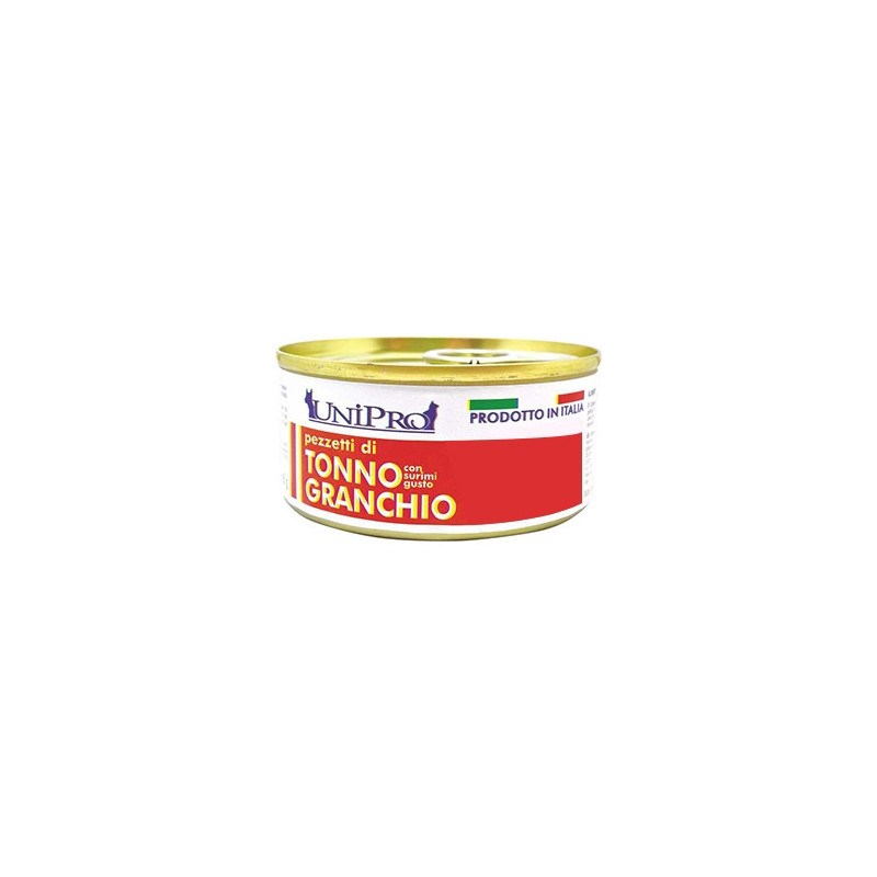 UNIPRO Pezzetti di Tonno con Surimi Gusto Granchio 85 gr.