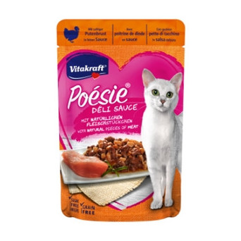 VITAKRAFT Poèsie Deli Sauce mit Putenbrust 85 gr.
