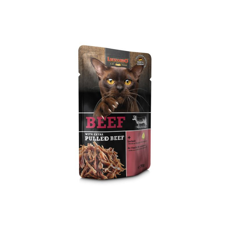 Leonardo Manzo con sfilaccetti di carne al manzo da 70 gr.