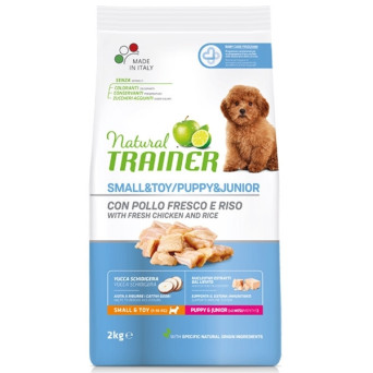 Natural Puppy & Junior Mini Trainer mit frischem Huhn 7 kg.