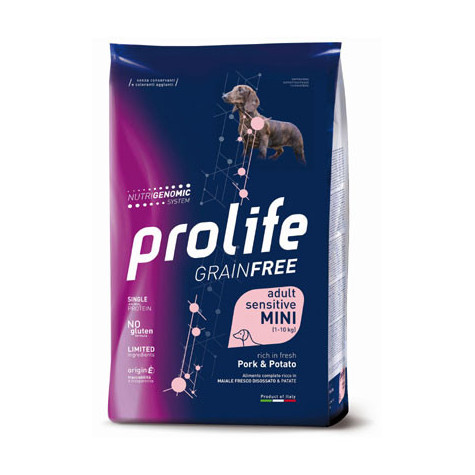 Prolife Cane Grain Free Adult Sensitive Pork Potato Mini 7 kg