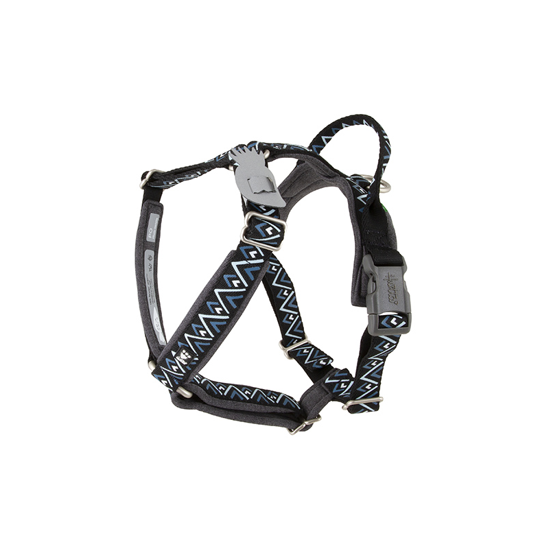 HURTTA Geschirr Razzle Dazzle Y Anthrazit 80/100 cm.