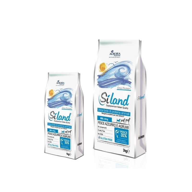 AURORA BIOFARMA Diet Siland Mini Adult Blue Fish and Citrus Fruits 3 kg.